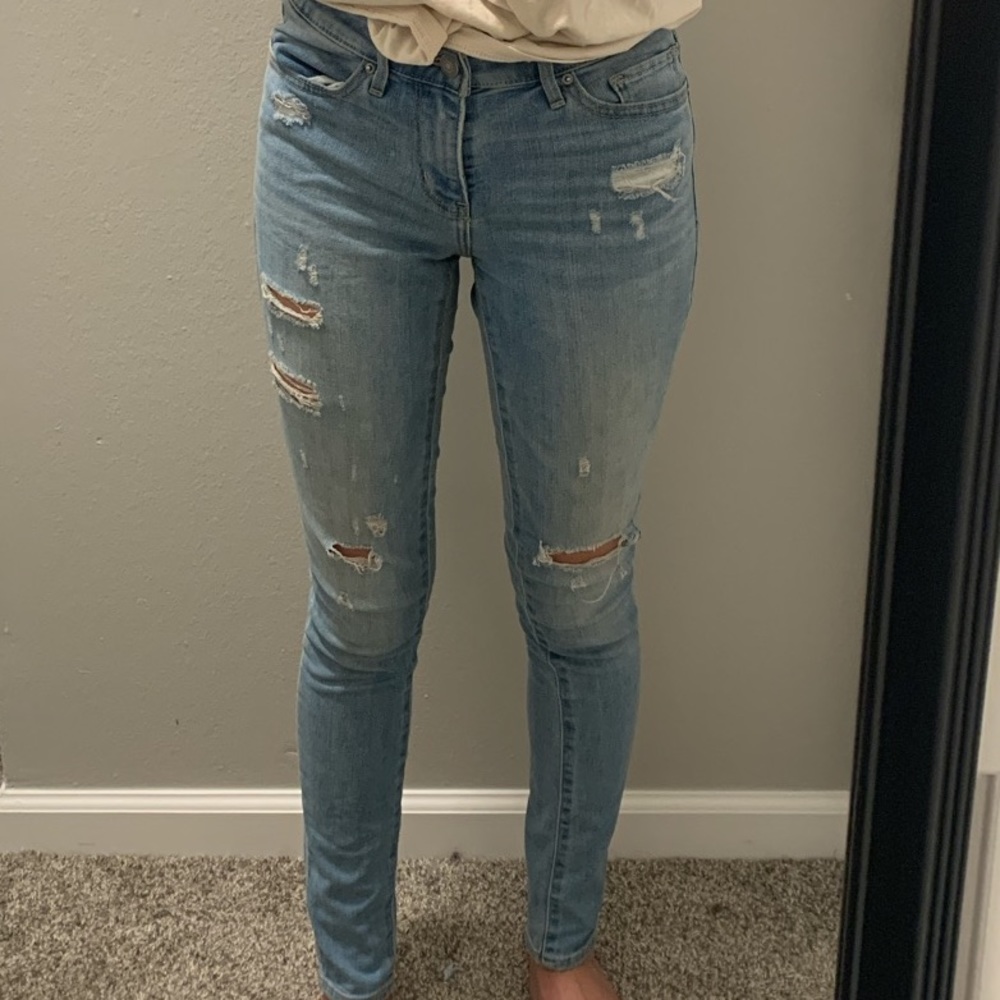 Light blue Ripped Jeans